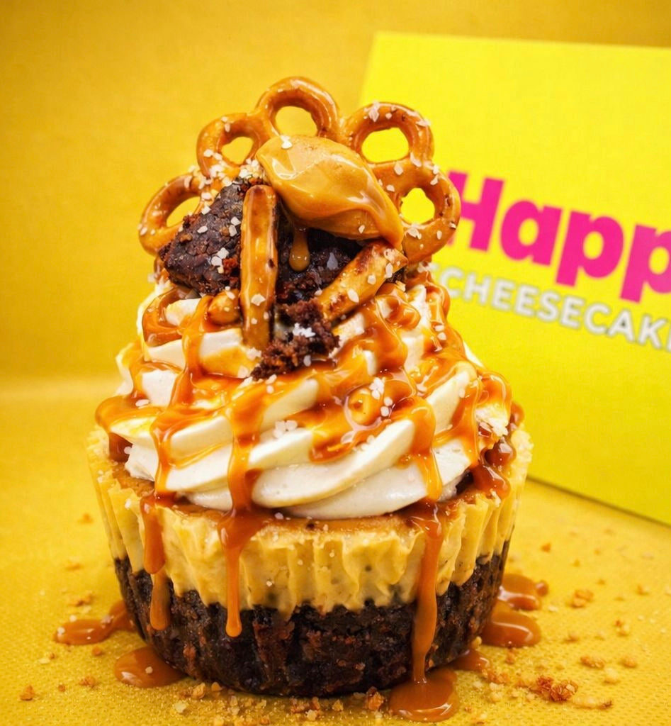 🥜 Happi Peanut Butter Pretzel Brownie → Stress Free